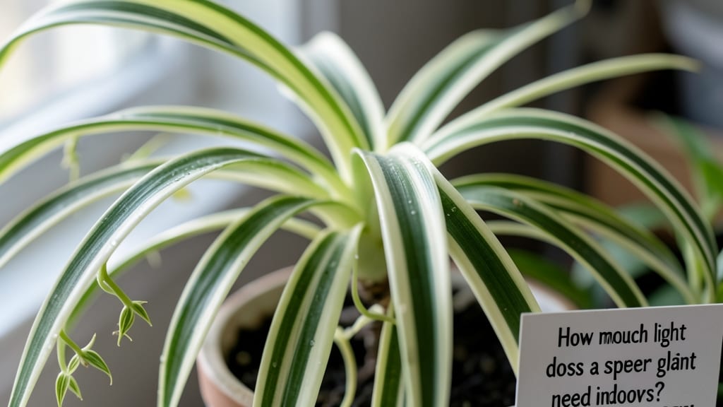 How Much Light Does a Spider Plant Need Indoors: Thriving Guide for Low to Bright Conditions