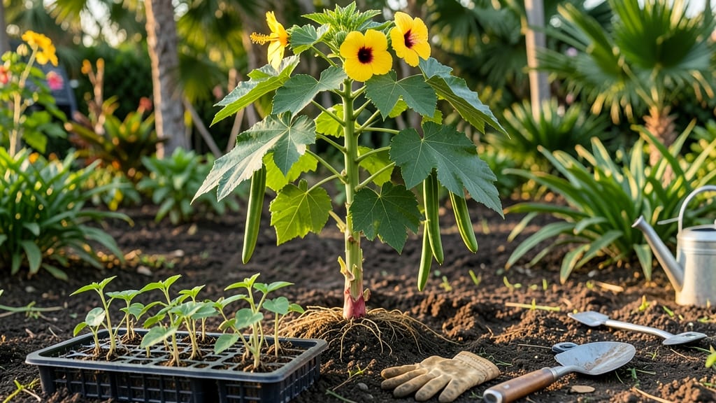 When to Plant Okra in Central Florida: Heat-Resistant Varieties & Exact Soil Temp Triggers