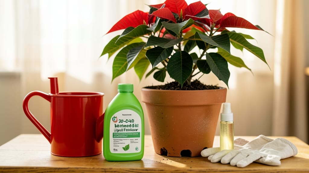 When to Fertilize Poinsettias: Spring Flush & Holiday Bloom Schedule